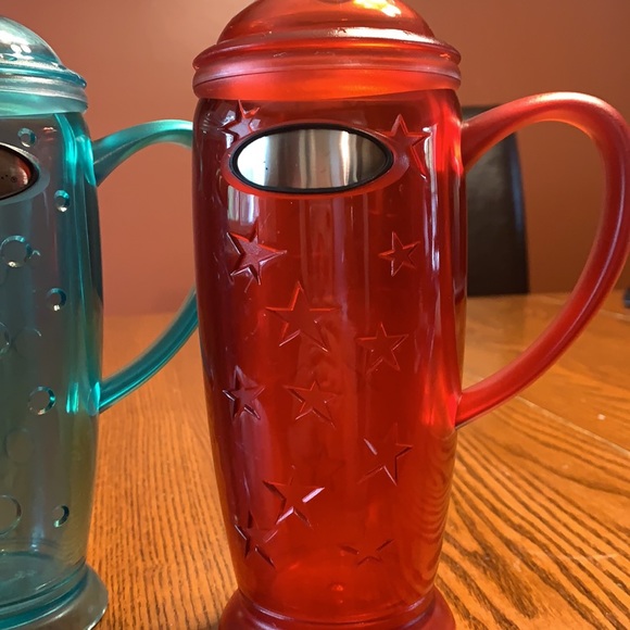 3 Starbucks domed lid plastic barista cups - Picture 4 of 4